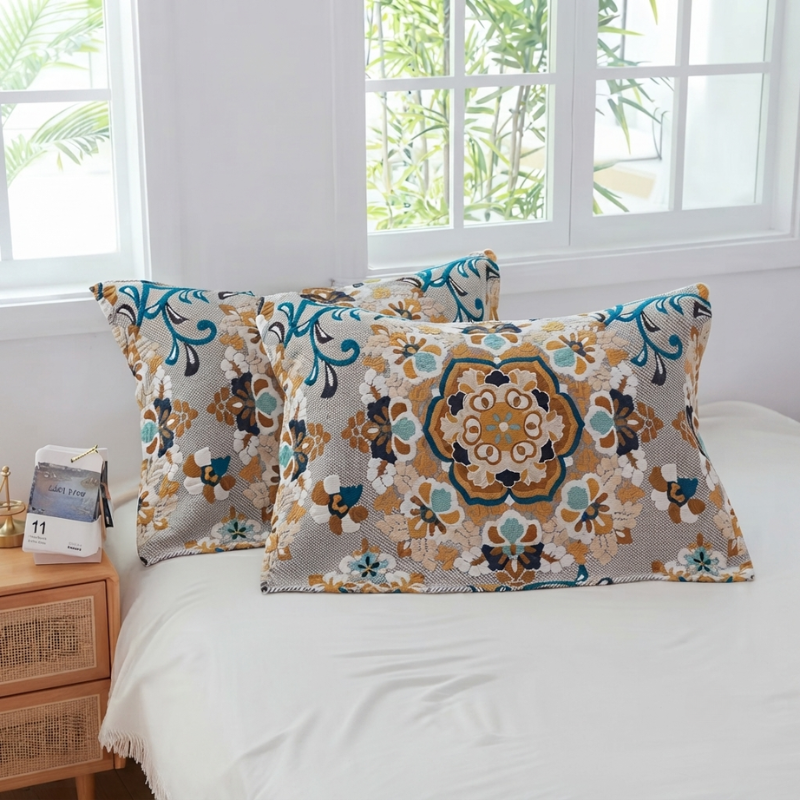 Pillowcase Set Decorative Printed Design Standard Pillow Set of 2 20