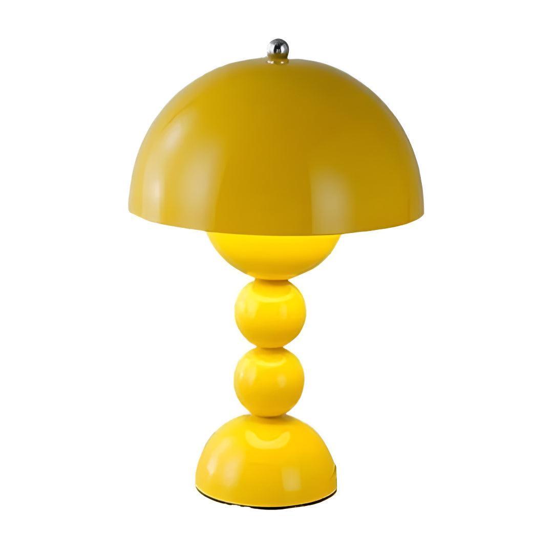 Portable Cordless Table Lamp With Rechargeable Battery and Push Button Switch