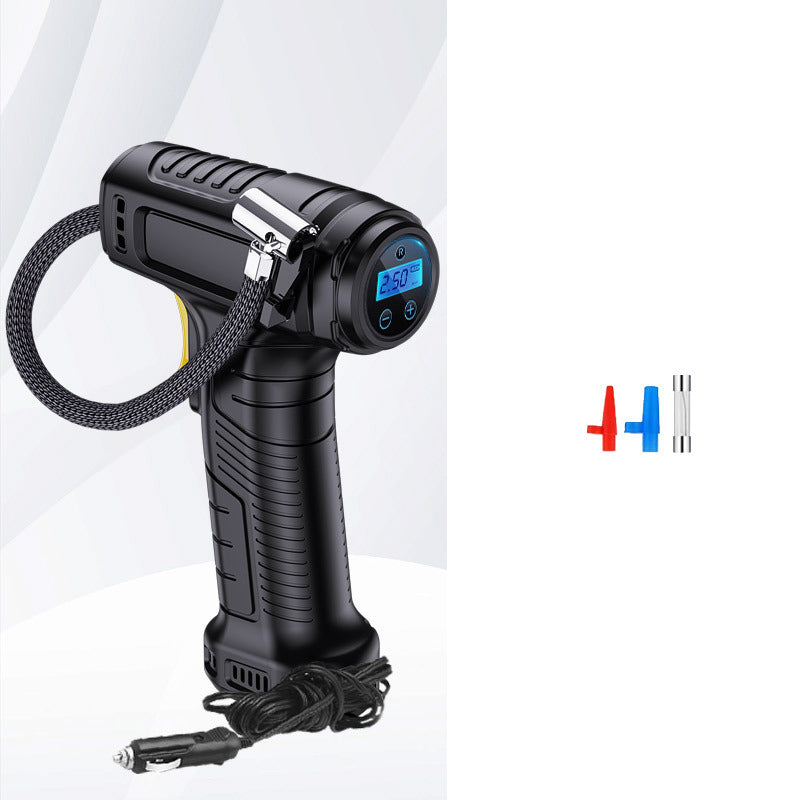 Portable Tyre Inflator Cordless | Digital Pressure Display & Auto Shut-Off | 35L/min Fast Inflation with LED Light