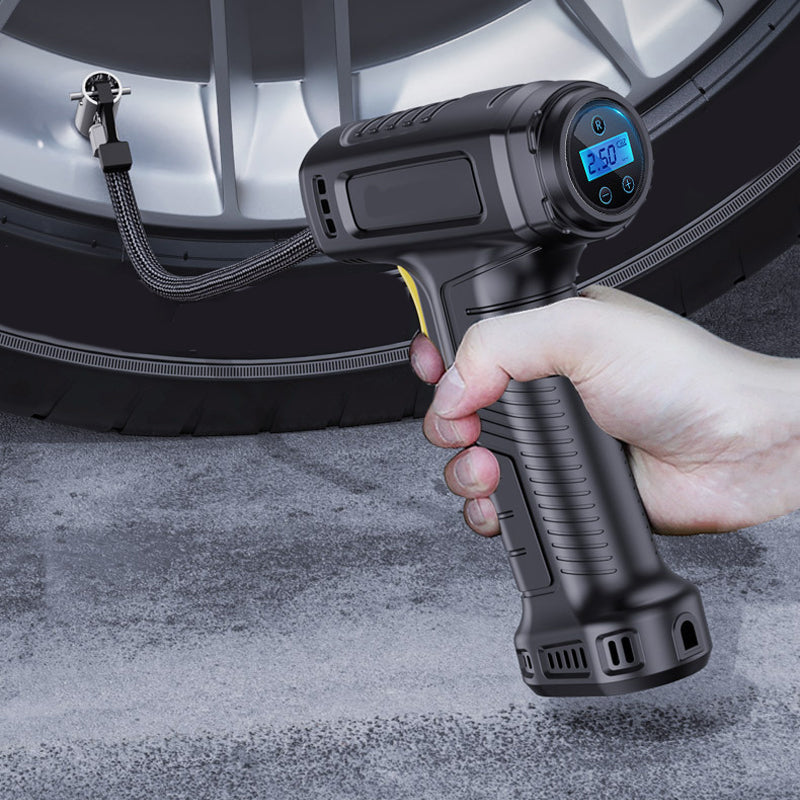 Portable Tyre Inflator Cordless | Digital Pressure Display & Auto Shut-Off | 35L/min Fast Inflation with LED Light