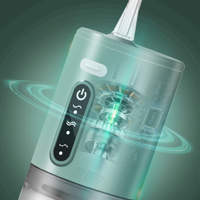 Portable Water Flosser | 3 Speed Settings & 4 Jet Tips | Waterproof Design with 280ml Tank and Auto Shutoff Feature