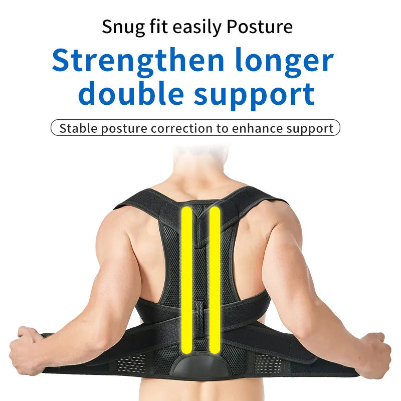 Posture Corrector – Upper Back & Shoulder Support | Adjustable Brace for Daily Wear at Home or Work 2