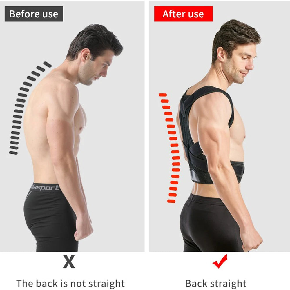 Posture Corrector – Upper Back & Shoulder Support | Adjustable Brace for Daily Wear at Home or Work 4