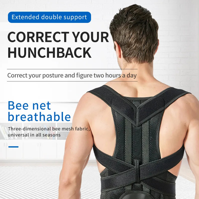 Posture Corrector – Upper Back & Shoulder Support | Adjustable Brace for Daily Wear at Home or Work 6
