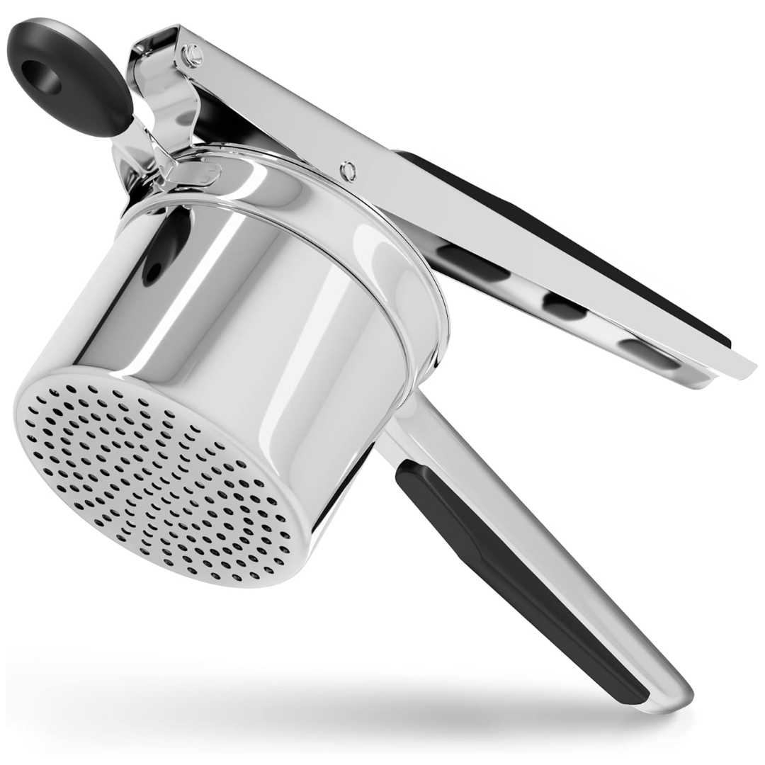 Potato Masher | Hinged Ricer With Perforated Basket