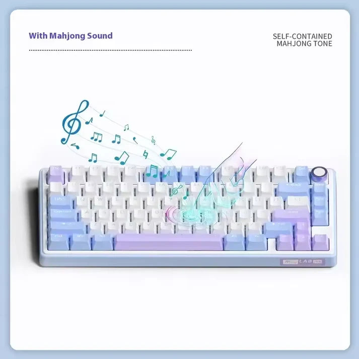 Wireless Mechanical Gaming Keyboard | Bluetooth, 2.4G & Type-C Modes | 3750mAh Battery, RGB Backlight, Gasket Mount 9