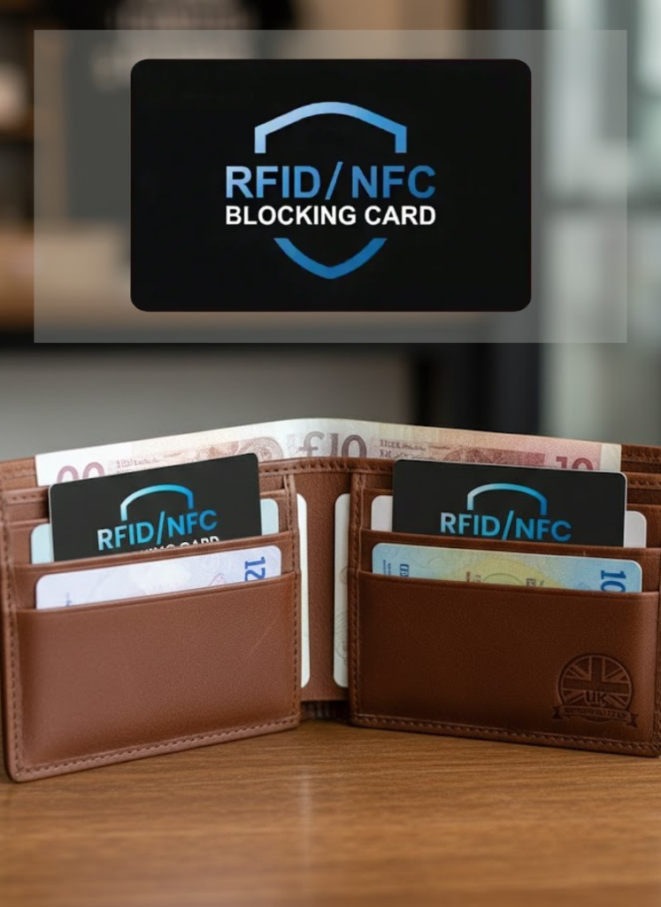 RFID Blocking Card 2 Pack – Wallet Protection | NFC Anti Theft Debit Credit Card Protector, Anti-Theft Contactless NFC Blocker, Entire Wallet Protection 2