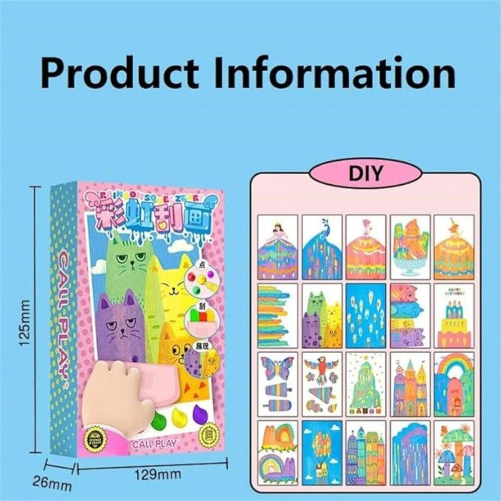 Rainbow Art Fun Kit for Kids 5