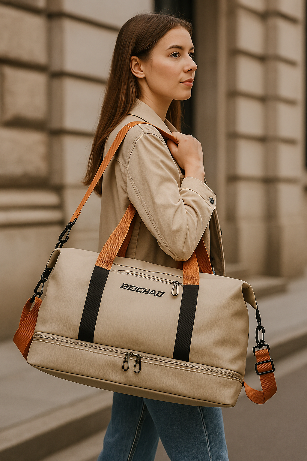 Reane | Women’s Travel Tote Bag - Durable Oxford Cloth With Adjustable Strap