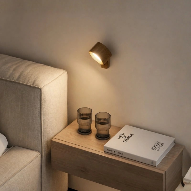 Rechargeable Wall Sconce, Magnetic Ball Joint Mount | Touch or Remote Control, 3 Colours | Cordless LED, No Wiring