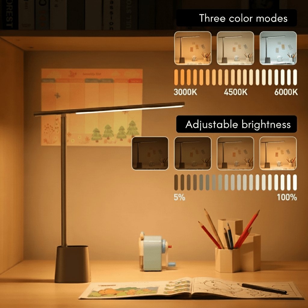 Rechargeable Foldable Smart LED Desk Lamp 4