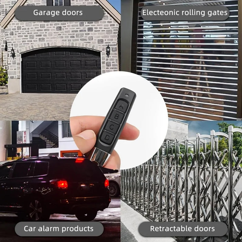 Remote Control Duplicator 4-in-1 | Clones Garage Door Openers & Car Key Remotes | 315/433MHz Infrared Signal Copier Device