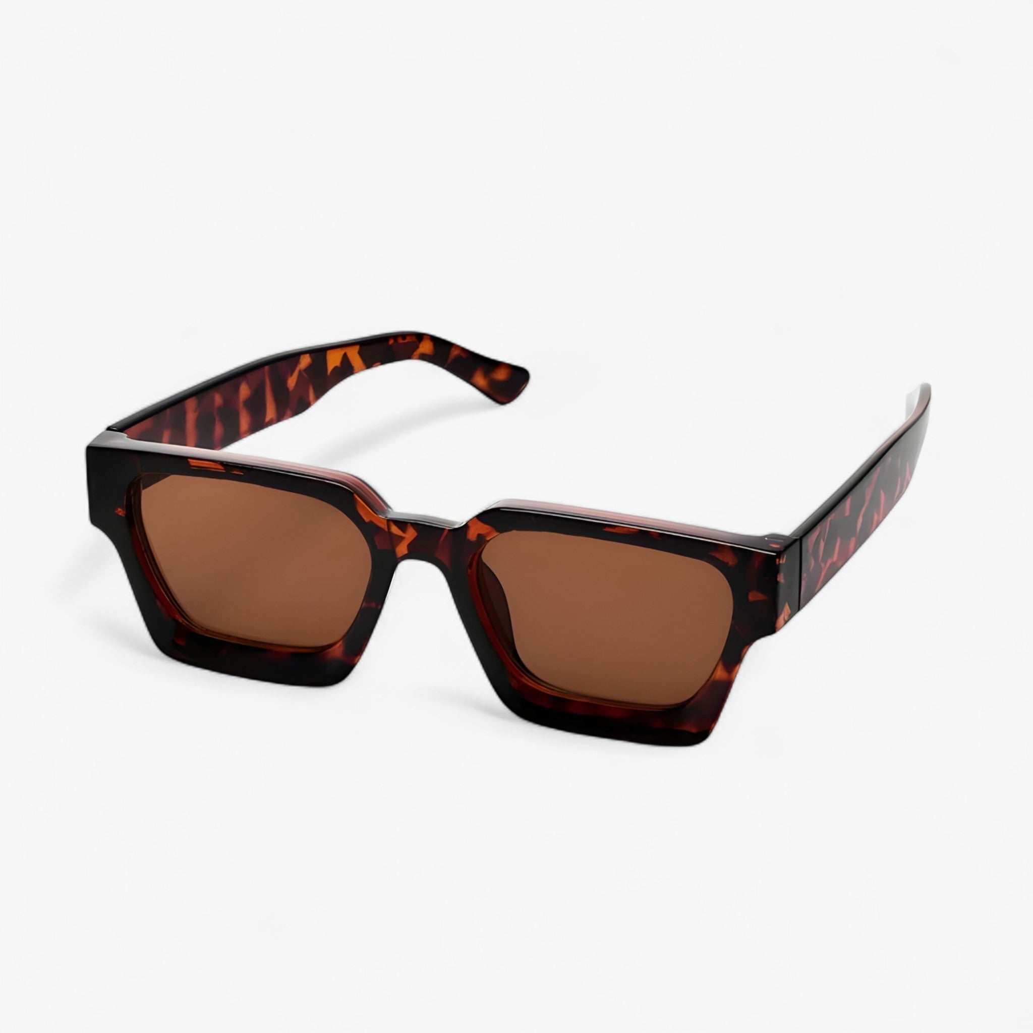 Riley | Square Black Sunglasses with UV400 Protection - Unisex Design