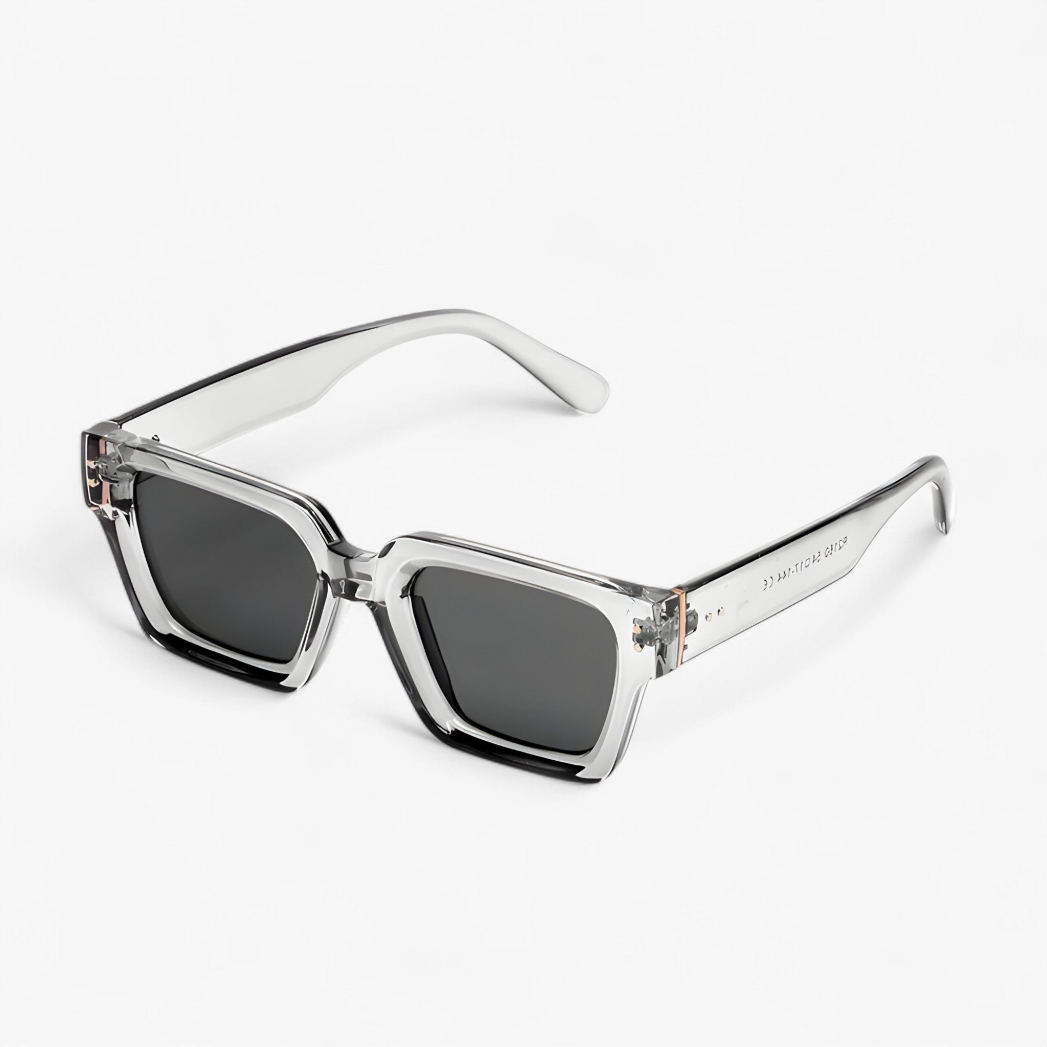 Riley | Square Black Sunglasses with UV400 Protection - Unisex Design