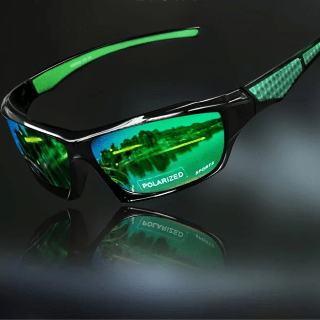 Round Polarized Sunglasses with UV400 Protection - Lightweight Metal Frame