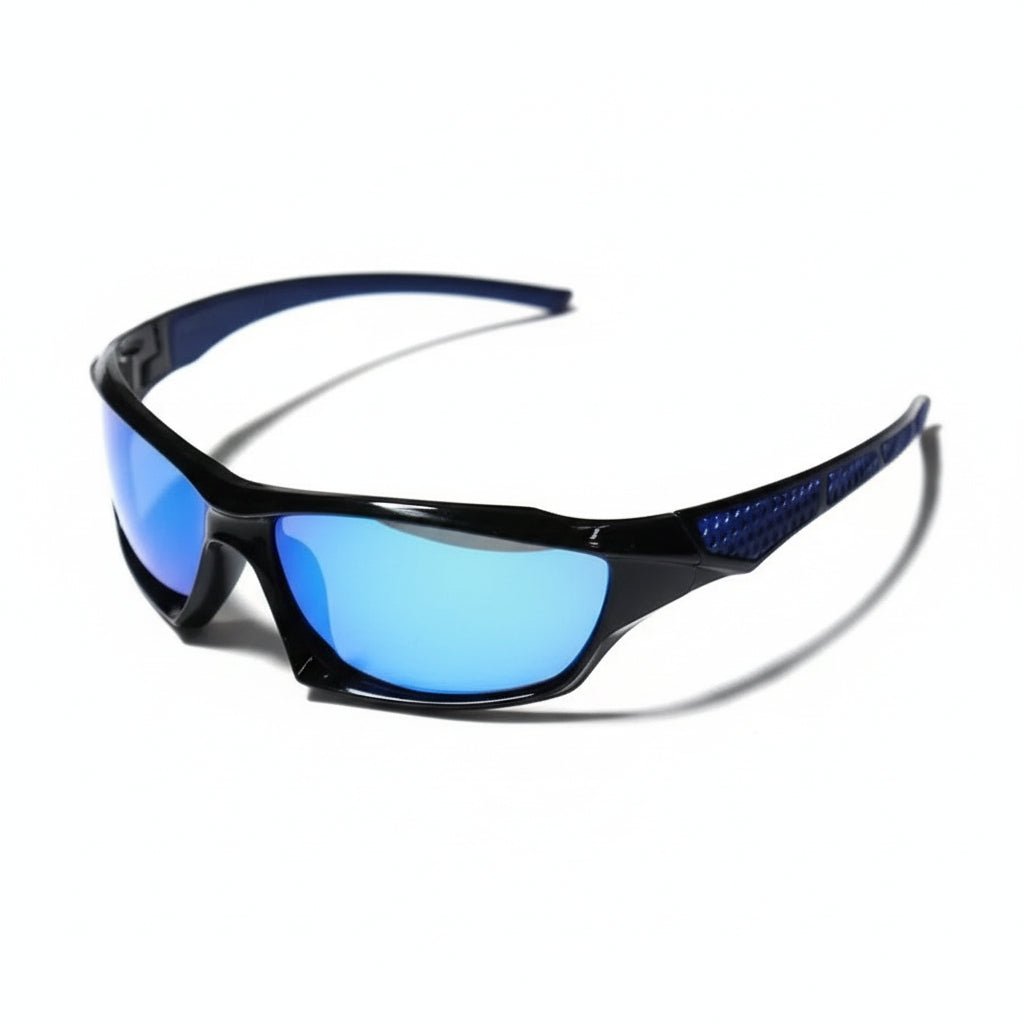 Round Polarized Sunglasses with UV400 Protection - Lightweight Metal Frame