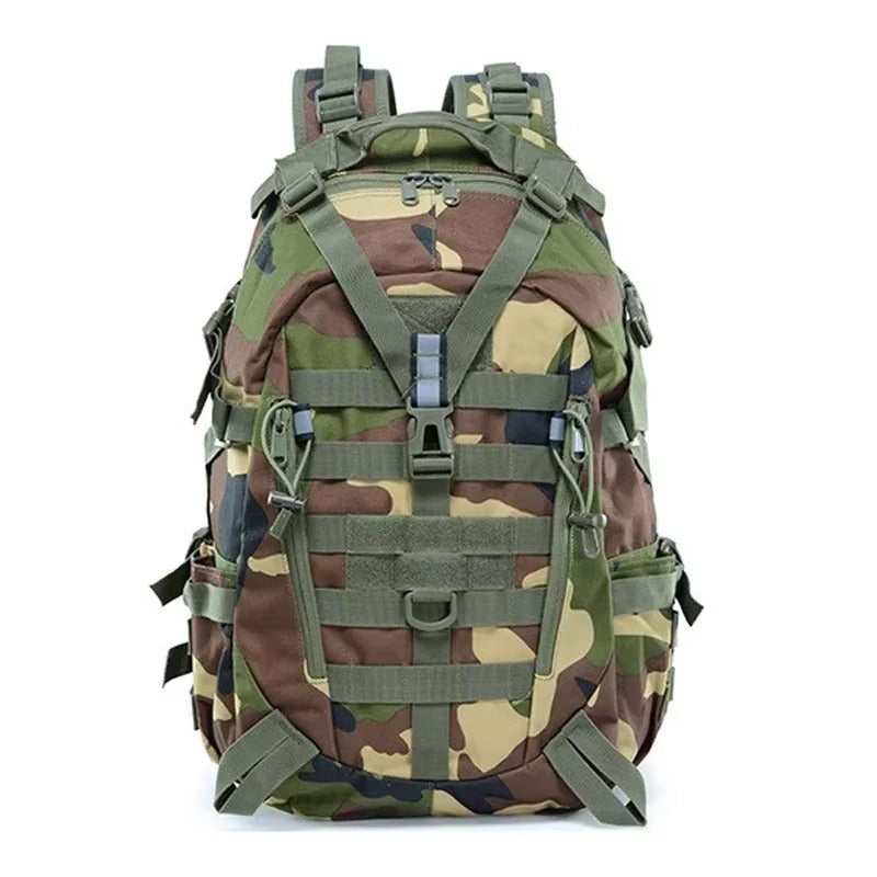 RuggedGear | 40L Tactical Backpack - Waterproof Nylon Design