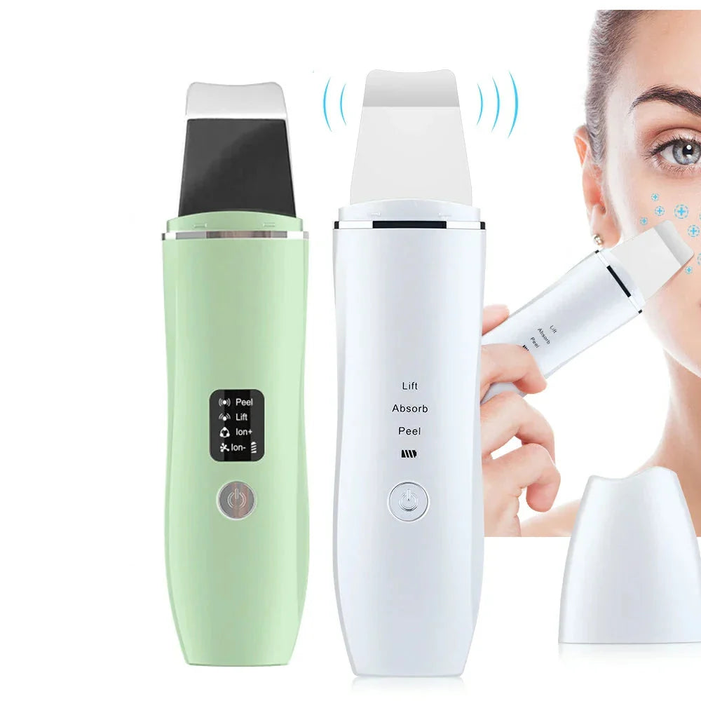 Ultrasonic Skin Lifting Tool | EMS Microcurrent, Ion Therapy & Deep Cleanse | Facial Sculpting Device for Firmer Skin 1