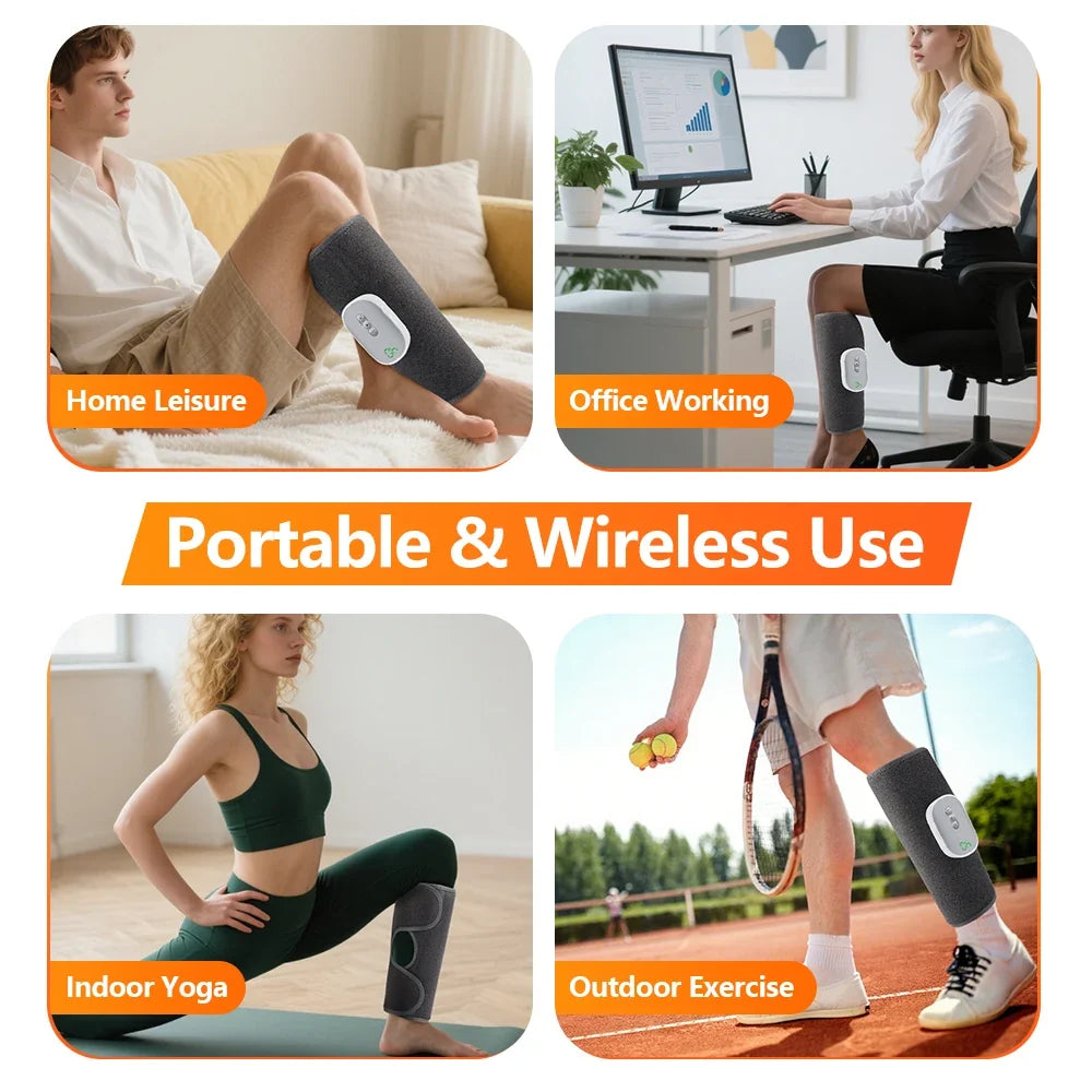 Electric Leg Massager | Wireless Air Compression Wrap