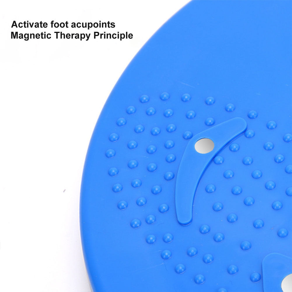 Waist Twisting Disc for Core & Balance Training | Magnetic Massage Nodes & Resistance Ropes | ABS Plastic, Max Load 100 kg 12