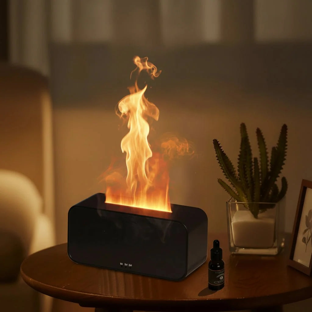 Ultrasonic Aroma Diffuser | LED Colour-Changing Light | 120 ml Tank with Adjustable Timer for Bedroom or Office 7