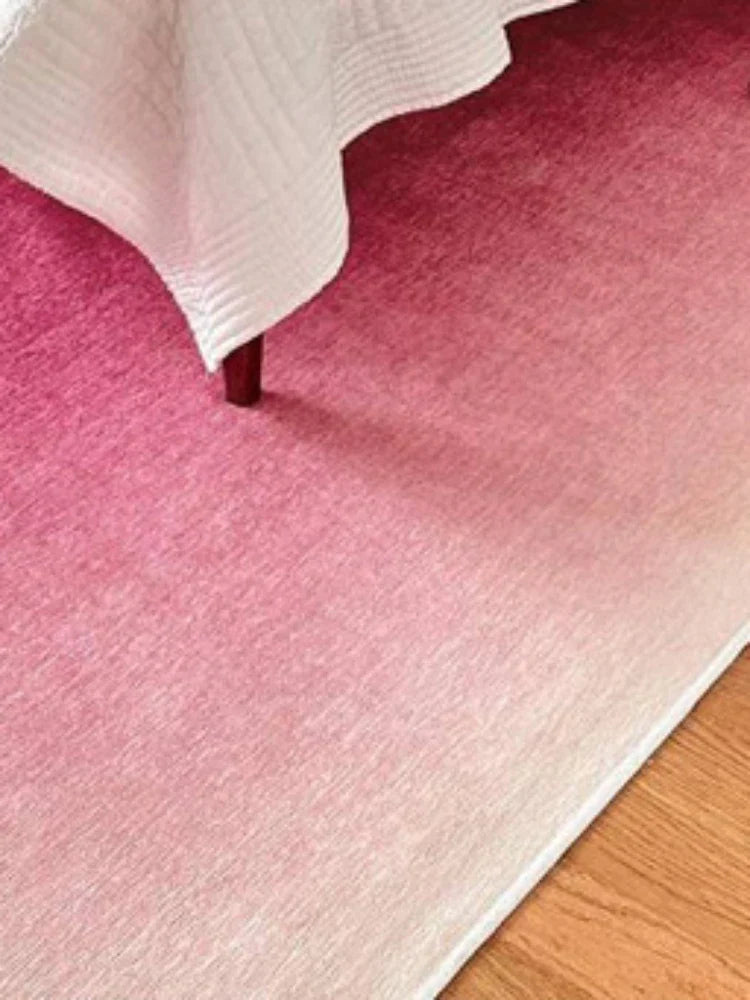 Pink Gradient Rug, Polyester, 12 Sizes 50 x 80 cm to 180 x 280 cm | Soft Flat Weave | Machine Washable at 30°C, Easy Care 5