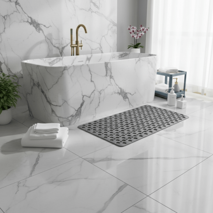 Anti-Slip Shower Mat | Perforated Suction Grip Design