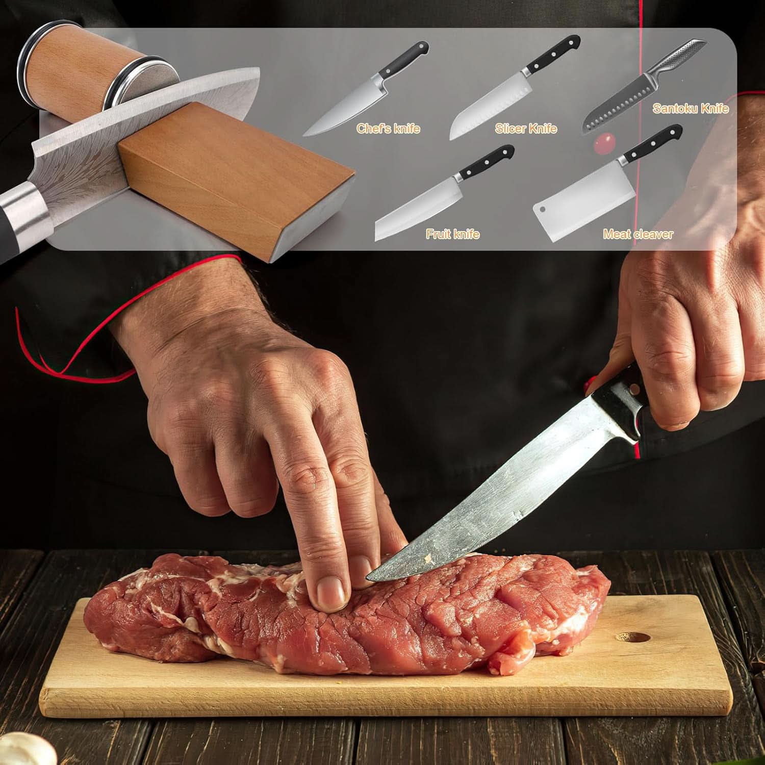 SHARPEDGE – Professional Knife Sharpener with Diamond Roller 8