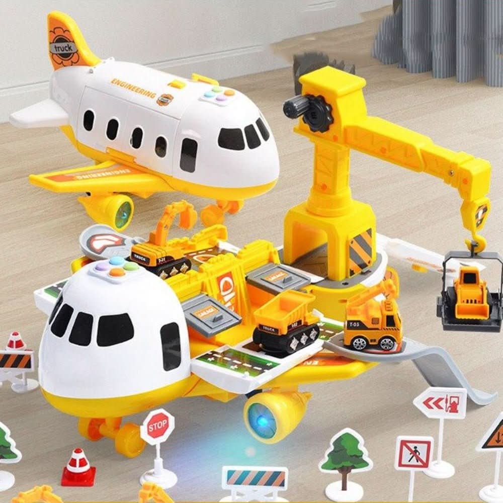 SKYQUEST – Adventure AirPlay Set with Airplane & Vehicles for Creative Kids 2