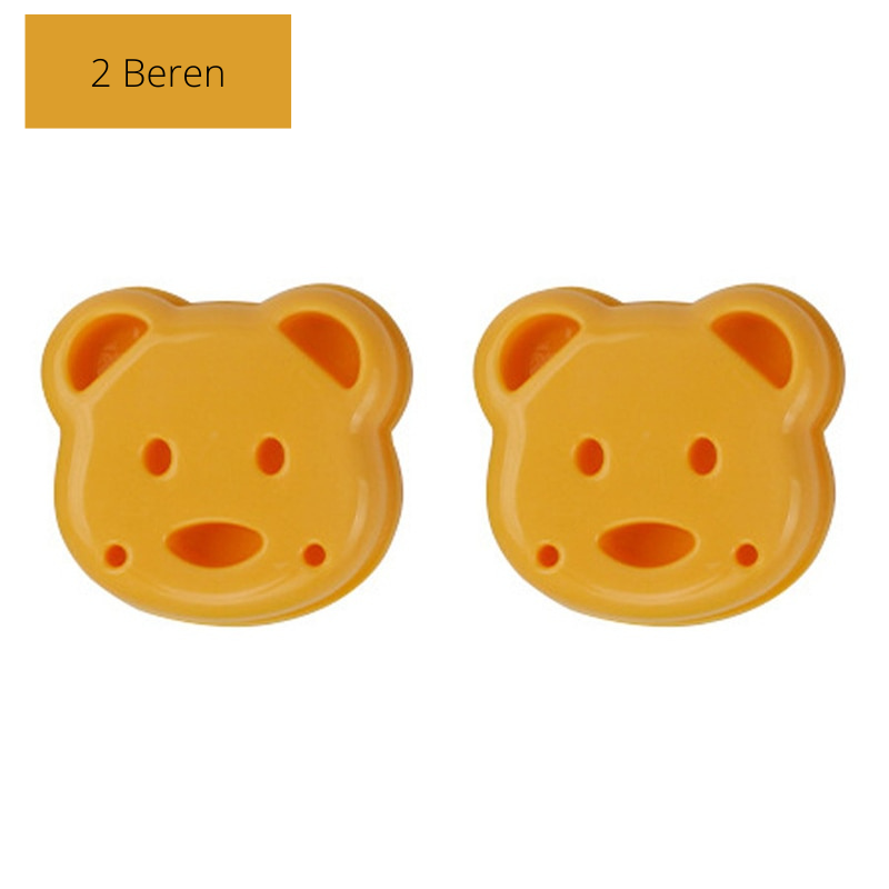 Sandwich Shape Cutters Food-Safe Plastic | 6 Fun Shapes Including Bear, Car and Rabbit | Extra Deep Edges Keep Fillings Hidden