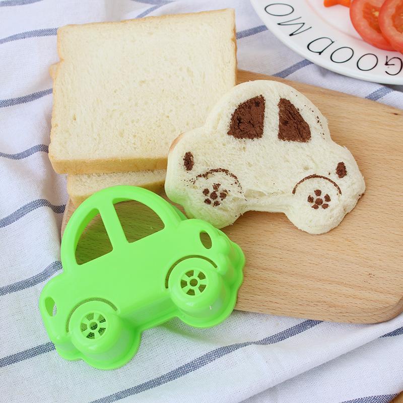 Sandwich Shape Cutters Food-Safe Plastic | 6 Fun Shapes Including Bear, Car and Rabbit | Extra Deep Edges Keep Fillings Hidden