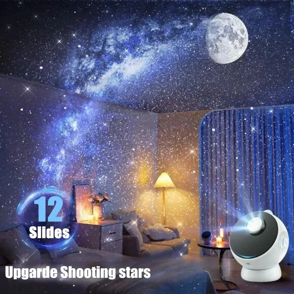 12in1 Shiny Star Meteor Bluetooth Night Projector - Image 2