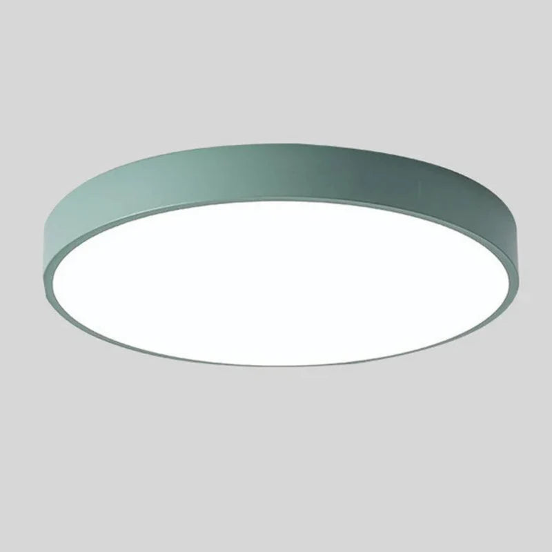 Scandinavian Wooden LED Ceiling Light | Modern Flush Mount Fixture