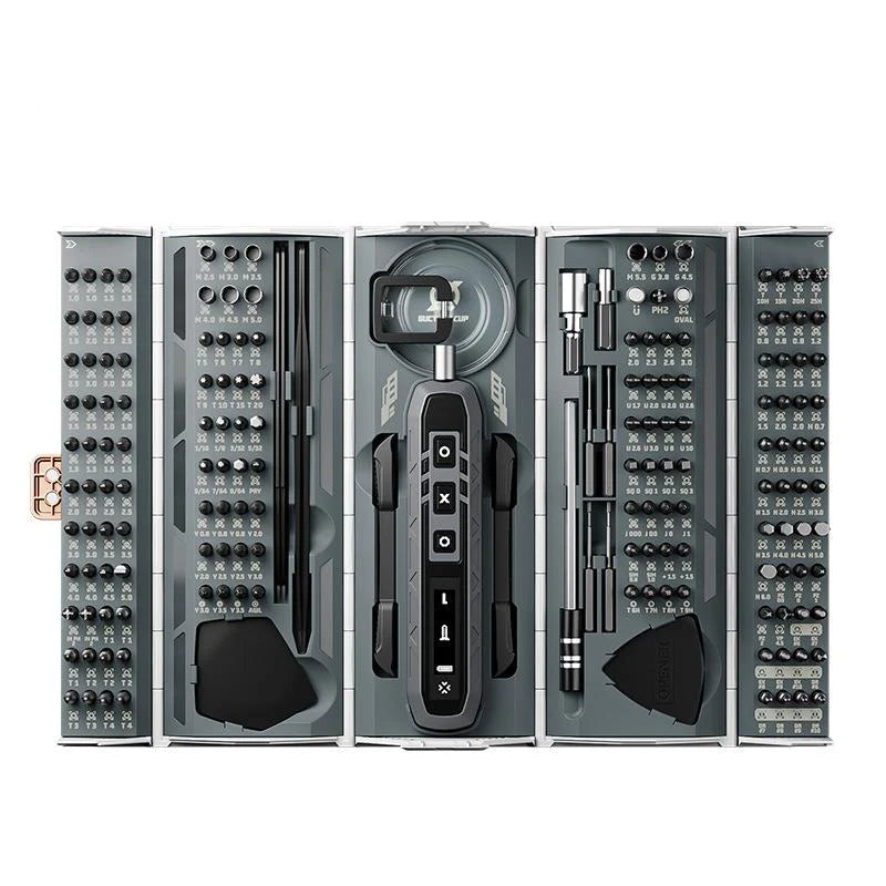 Screwdriver Kit | Folding Case, Precision Bit Trays