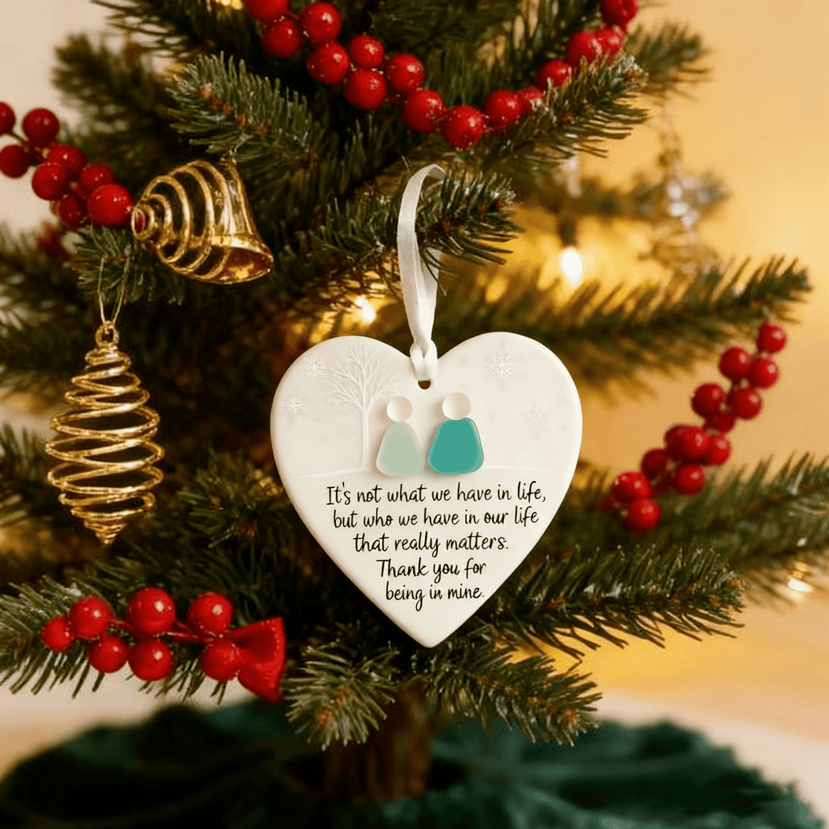 Sea Glass Heart Keepsake Ceramic Decor | Handcrafted Ocean-Inspired Design | Lasting Friendship Gift Decor Piece