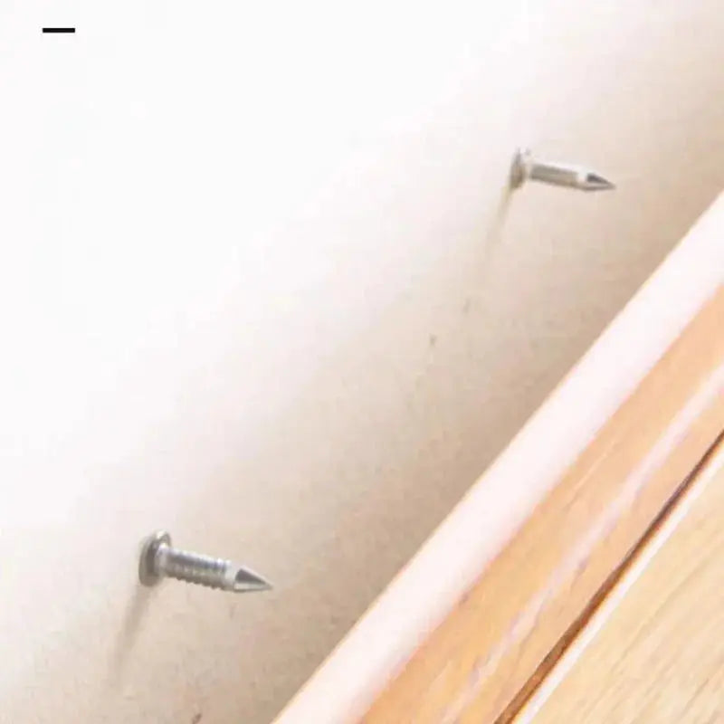 Seamless Skirting Nails Galvanised Steel | Includes Sleeve Tool for No-Drill Fitting | Rust-Resistant, Invisible Finish
