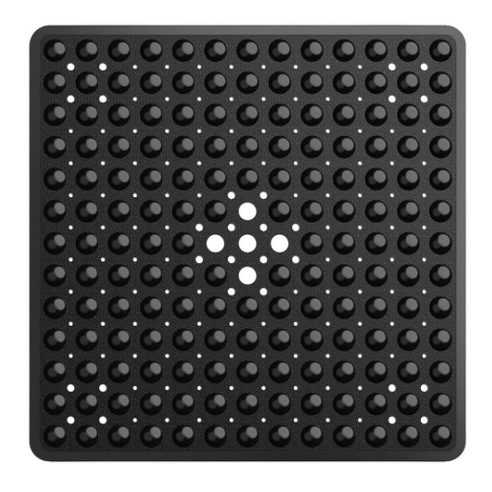 SecureGrip | Non-Slip Bath Mat – Square PVC Design With Suction Cups