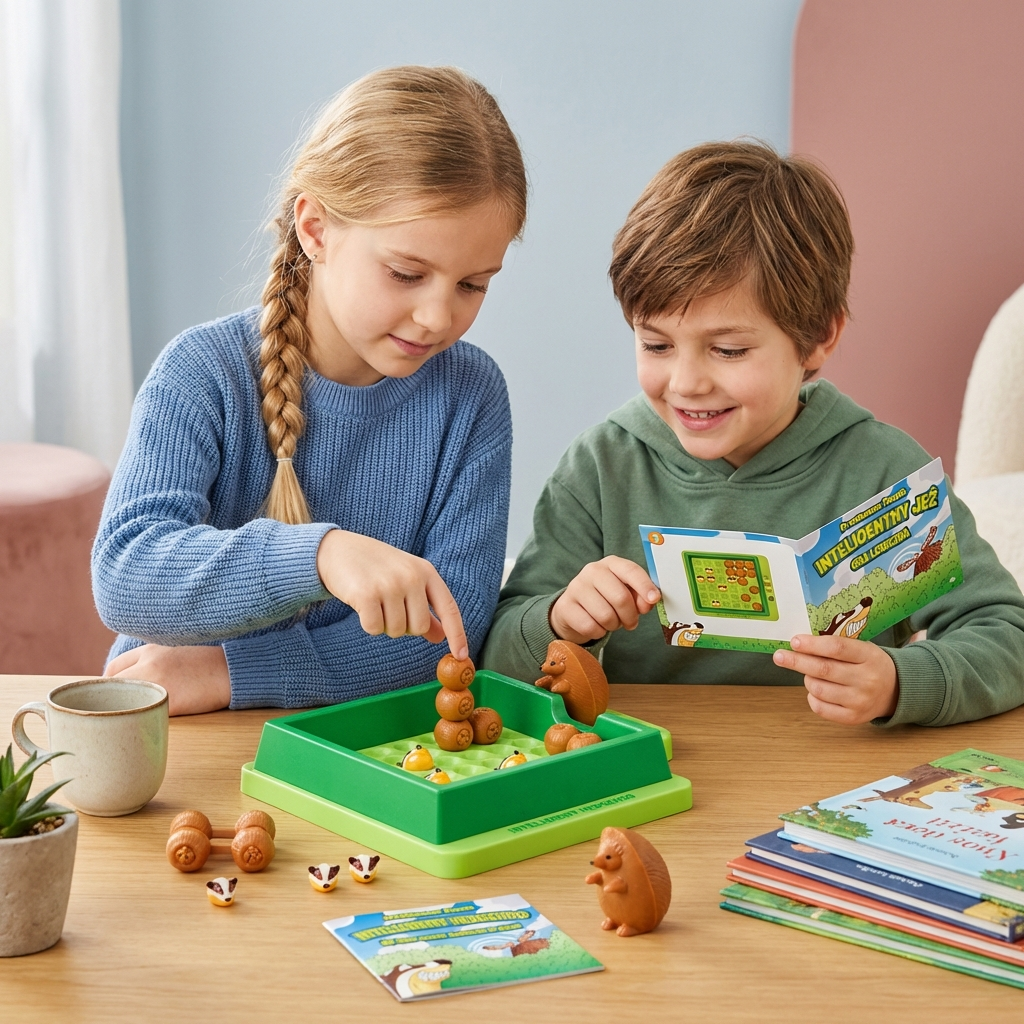 Shape Sorting Puzzle Toy Wood | Hedgehog Design with Colour Matching Pieces | Builds Fine Motor Skills and Focus