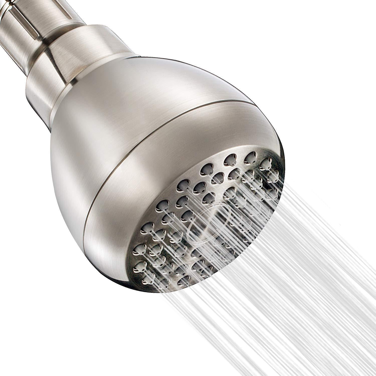 Shower Head | Angled Ball Joint With Rub-Clean Nozzles