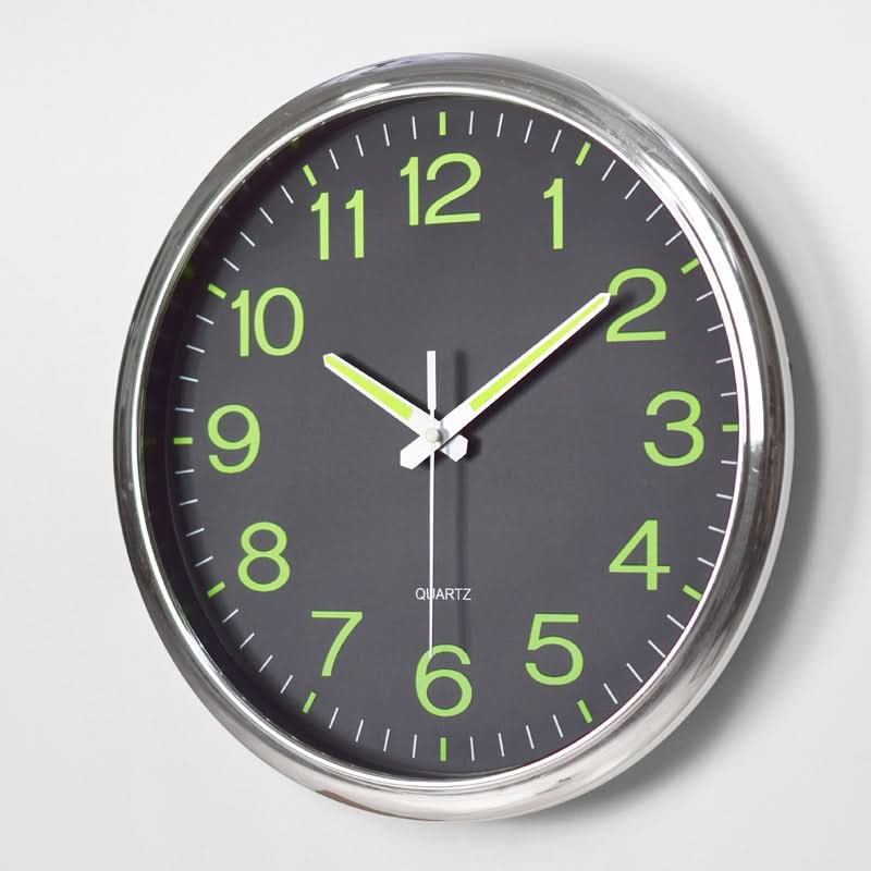 Silent LED | Wall Clock - 12-Inch Timepiece With Clear Visibility