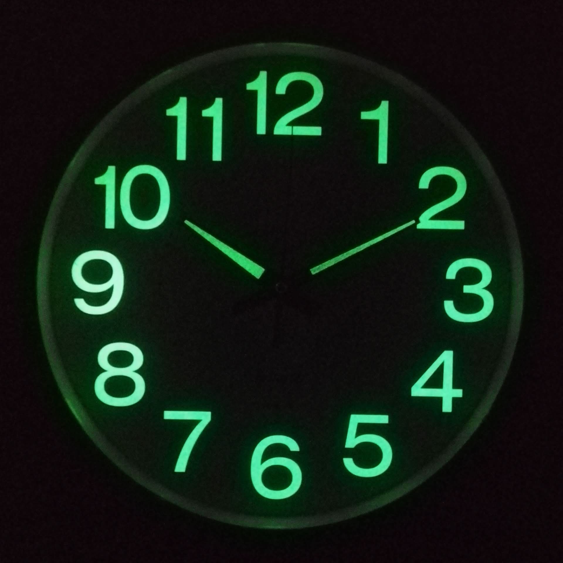Silent LED | Wall Clock - 12-Inch Timepiece With Clear Visibility