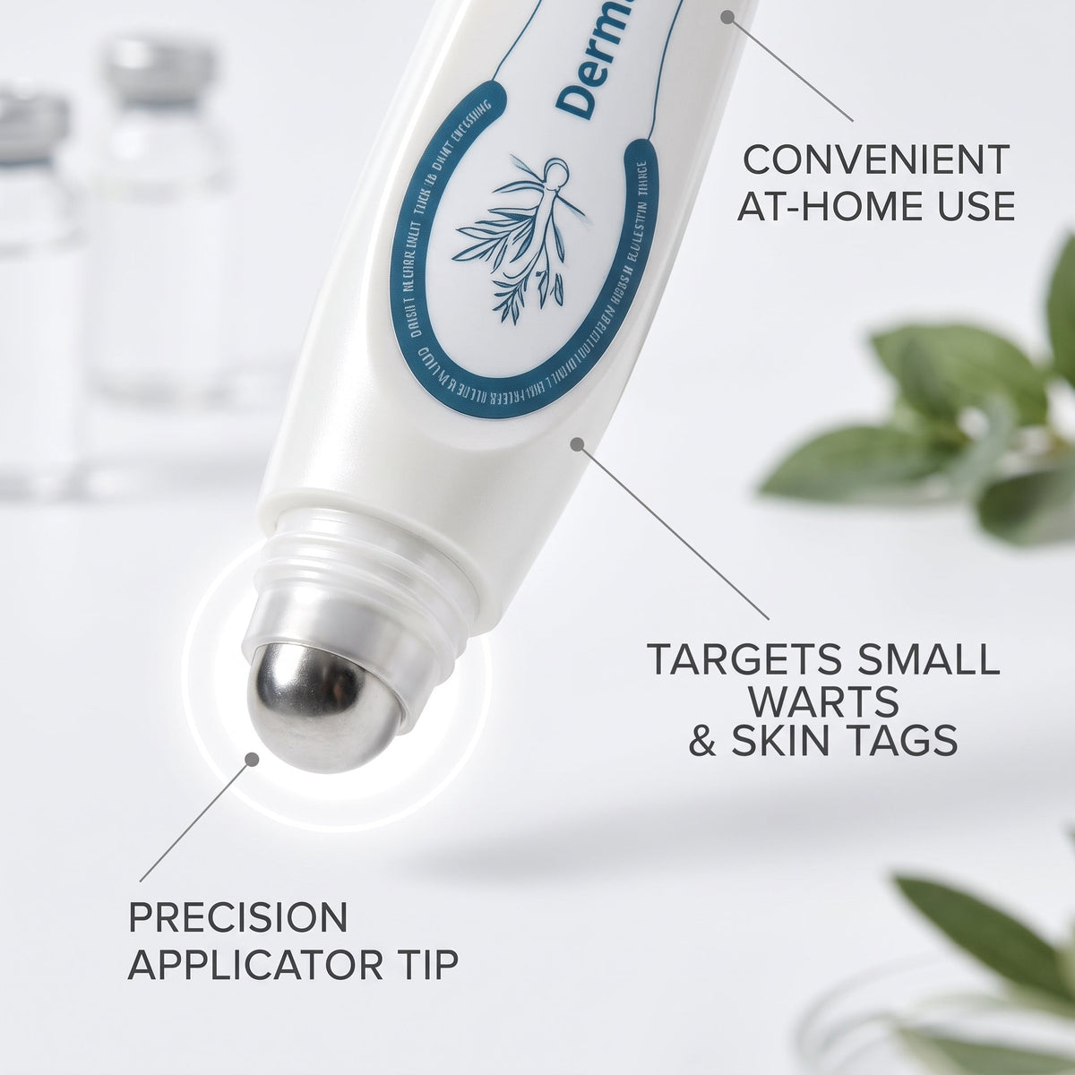 Skin Tag & Wart Removal Pen | Plant-Based Formula, Precision Tip | For Hard-to-Reach Spots & Everyday Touch-Ups