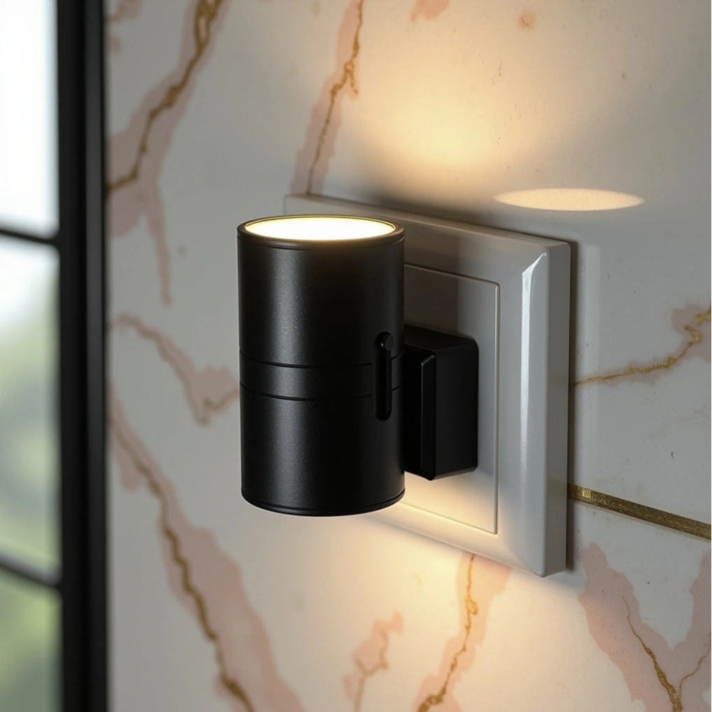 Lumora – Smart Dimmable LED Night Light Plug-In with Auto Dusk-to-Dawn Sensor