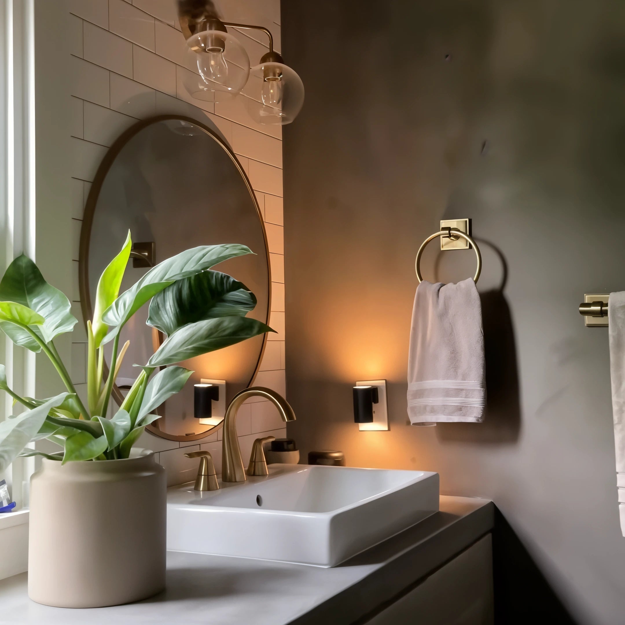 Lumora – Smart Dimmable LED Night Light Plug-In with Auto Dusk-to-Dawn Sensor