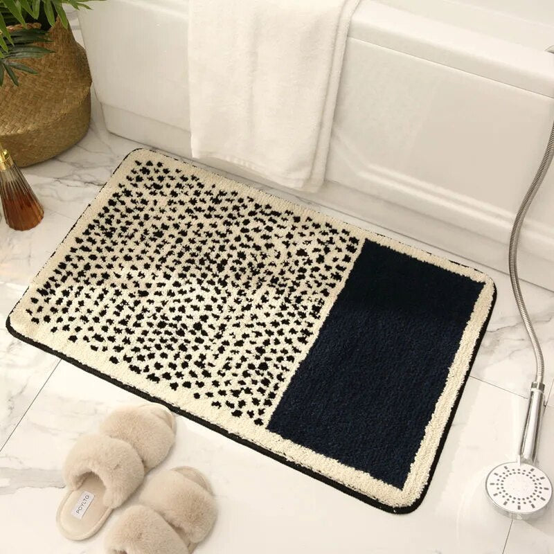 Small Bathroom Rug – Colourful Retro Bath Mat for Stylish Bathrooms 1