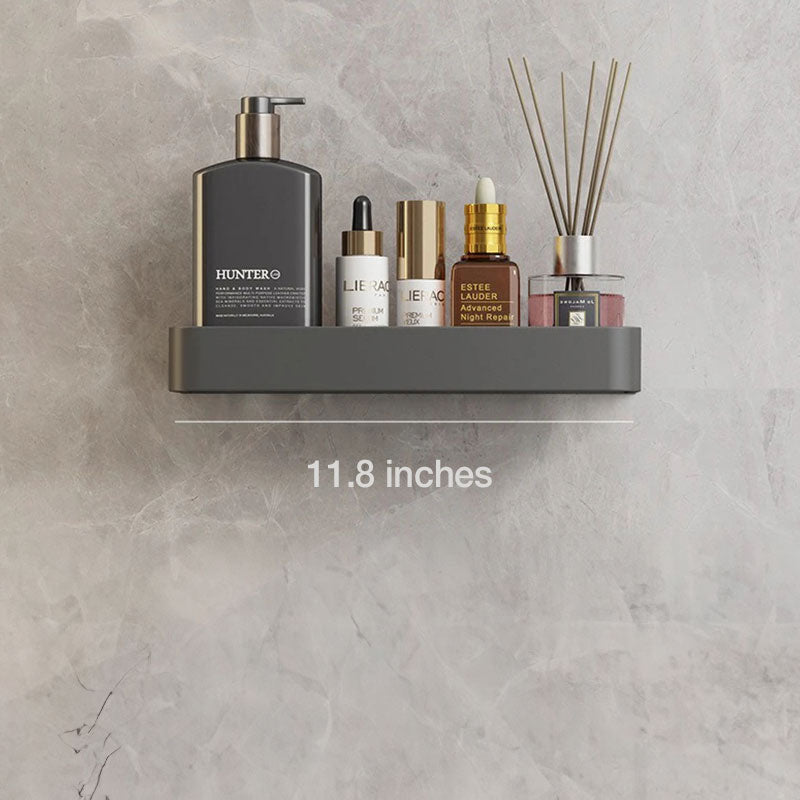 Small Bathroom Shelve - Self-Adhesive Installation and Towel Holder 0