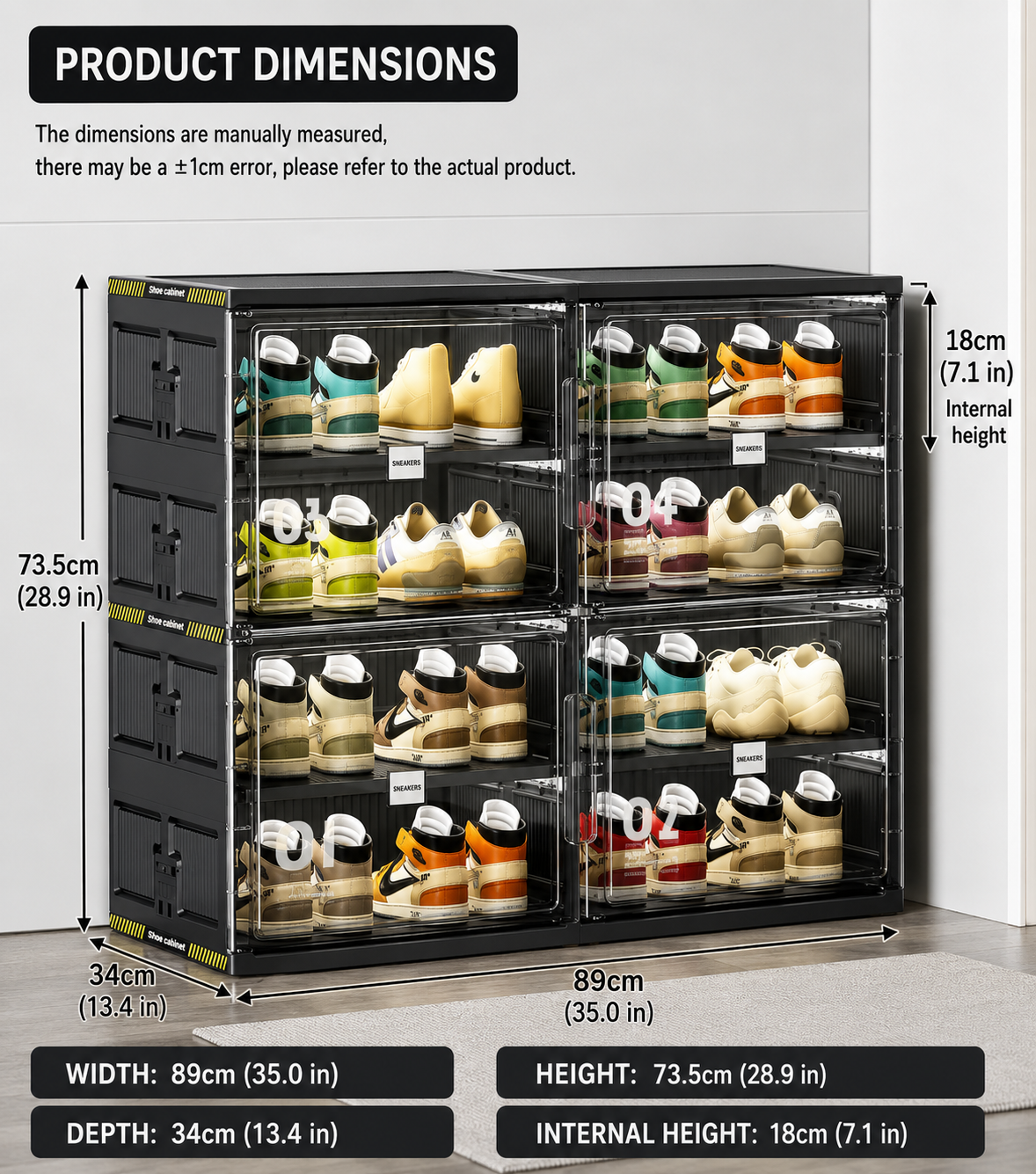 Smart Shoe Stacker | Stackable Storage Cabinet