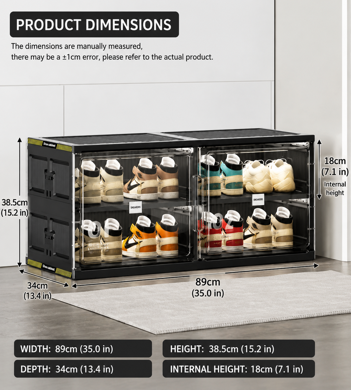 Smart Shoe Stacker | Stackable Storage Cabinet