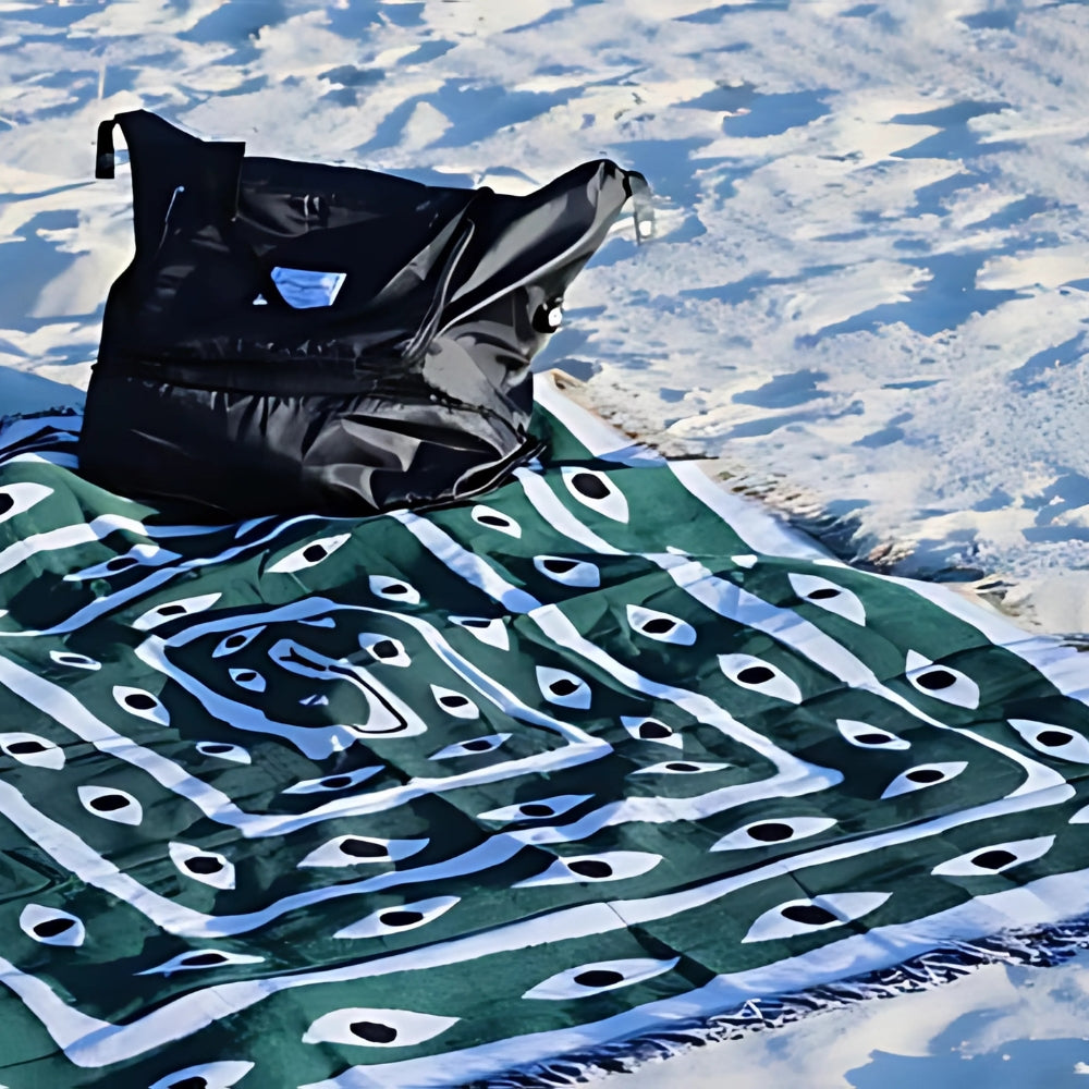 Snake Labyrinth | Cotton Throw Blanket – Playful Snake Design 5