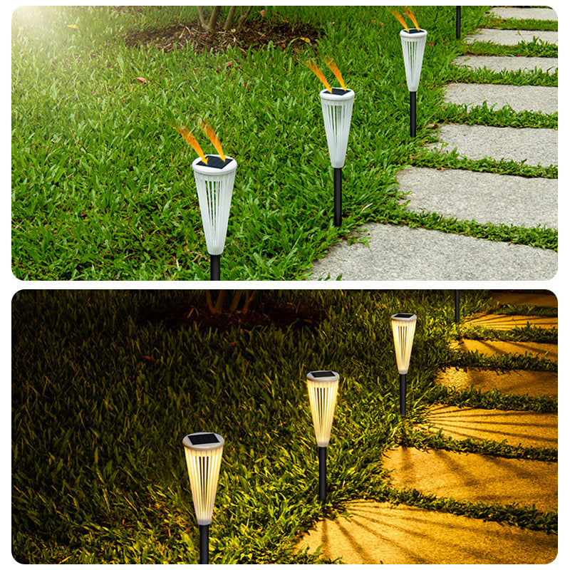 Solar Garden Lamps ABS Plastic | 6-12 Hour Illumination, Dual Light Modes | IP65 Waterproof, All-Weather Design
